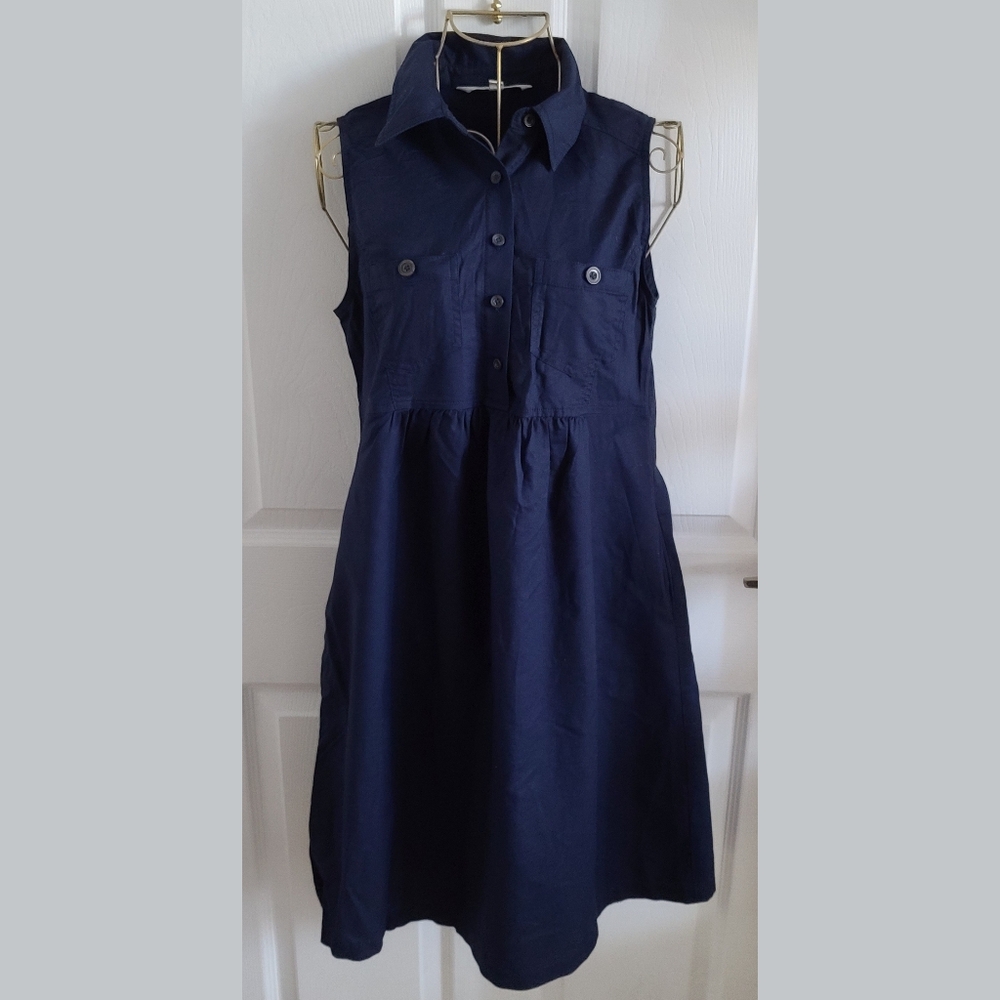 Shade Navy Sundress